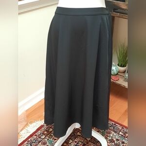 Tahari Women's Midi Length Black Skirt